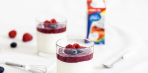 panna cotta coulis framboise frambozencoulis